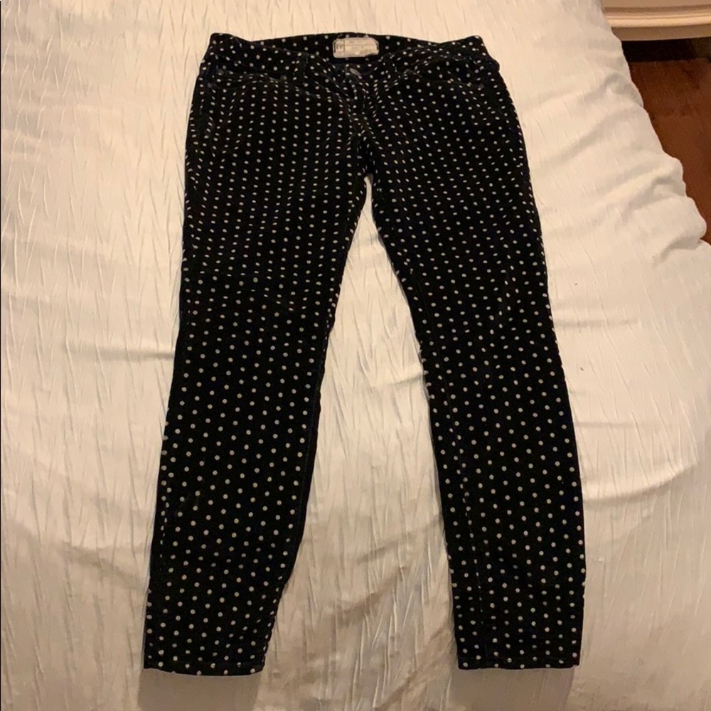 Free people velvet jeans, size 25